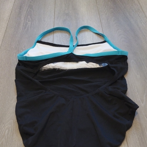 Nike Black and Teal Swimsuit - Picture 6 of 10